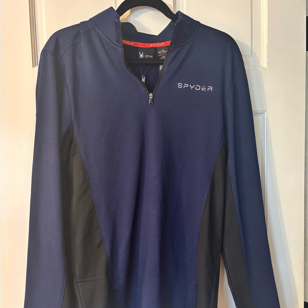 NWT Spyder base layer/ mid layer, size large